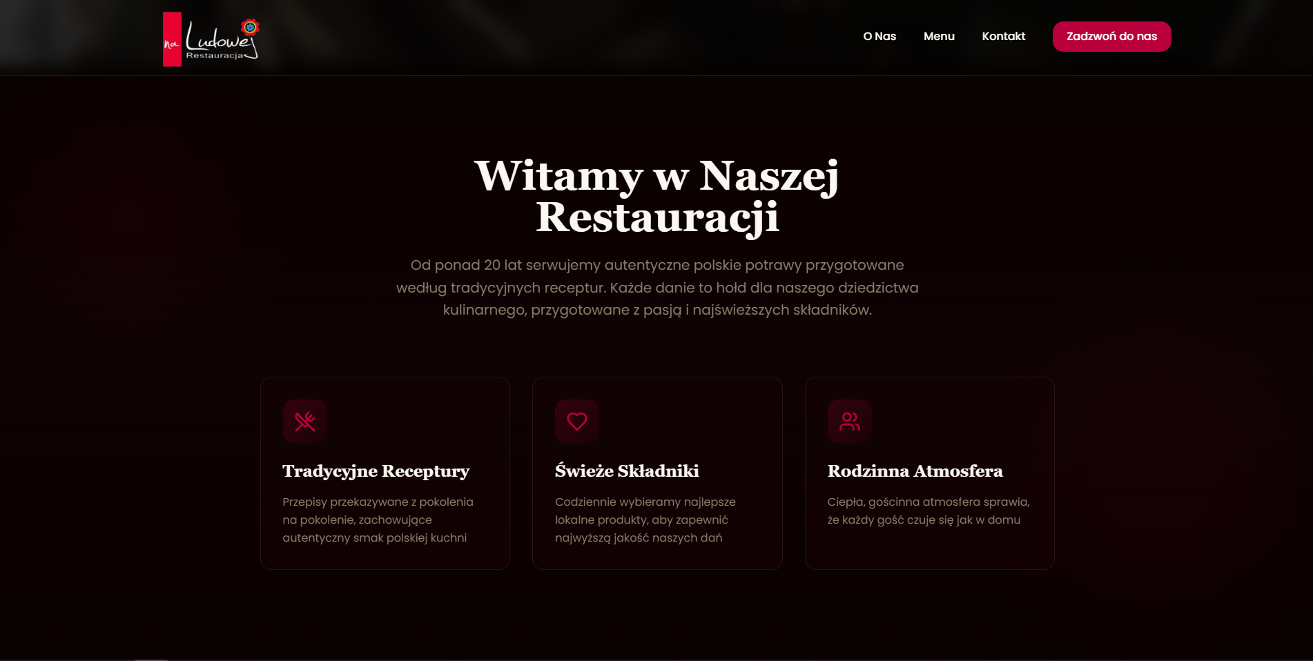 RestauracjaNaLudowej.pl preview